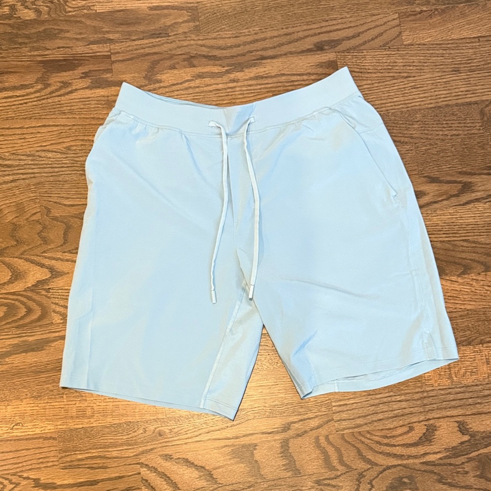 Lululemon Athletica Light Blue T.H.E. Linerless Shorts | Size L